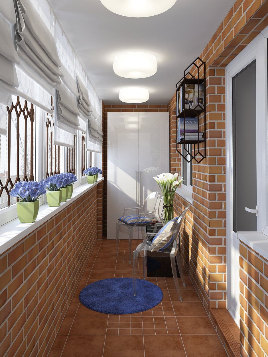 Отделка лоджии