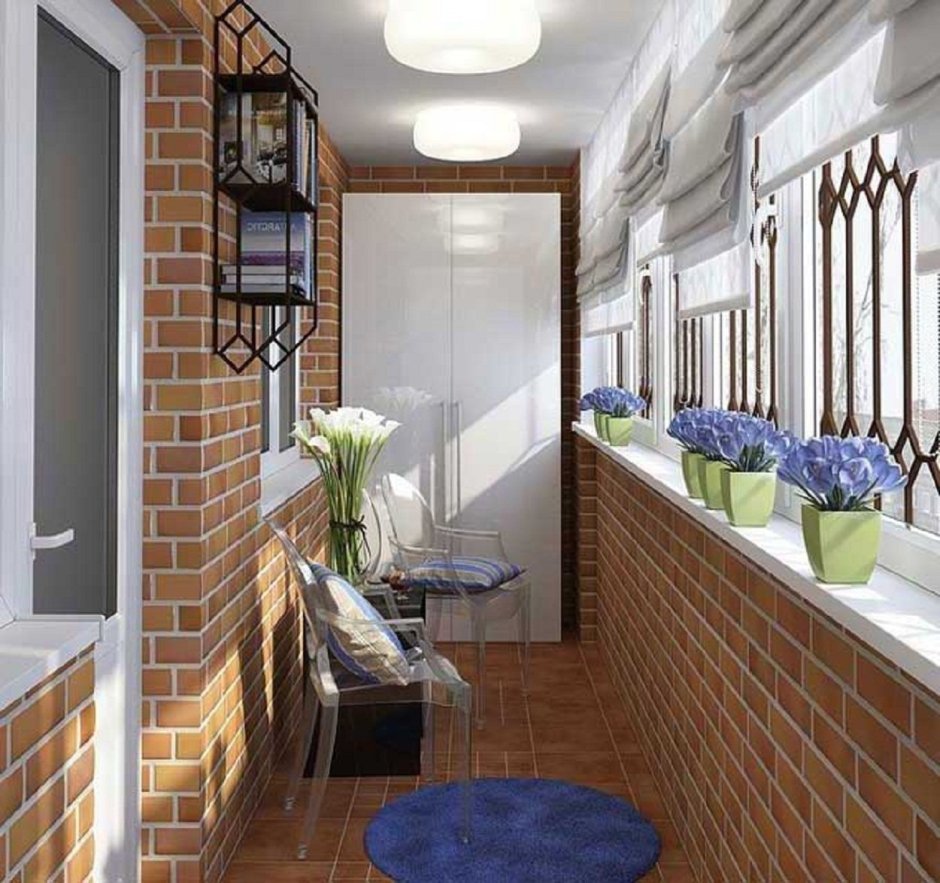 Отделка лоджии