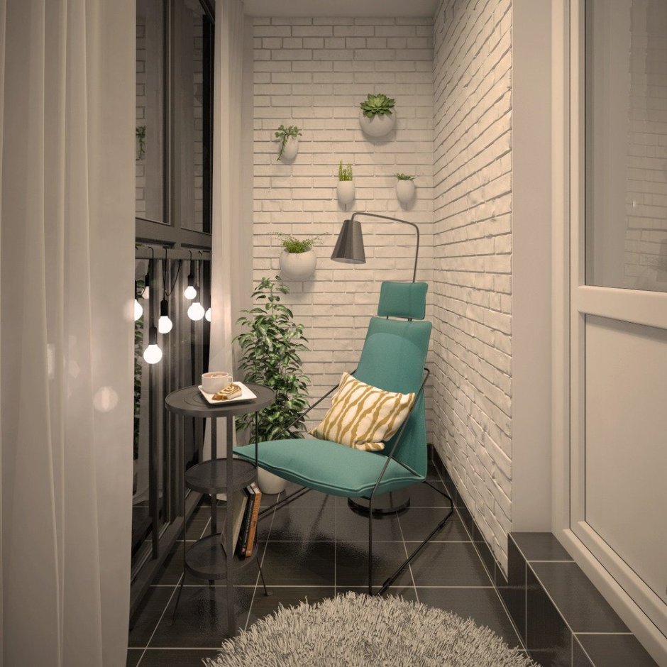 Интерьер лоджии