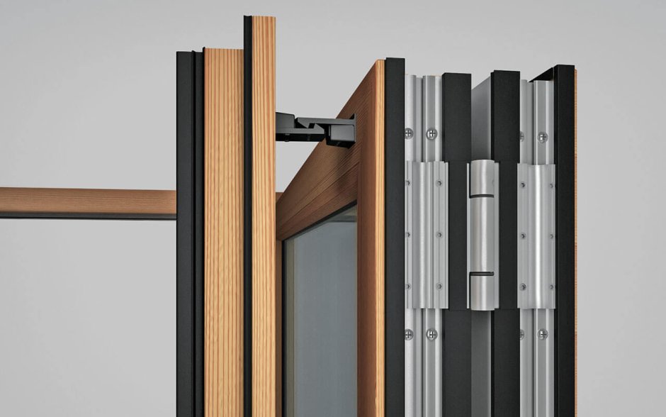 МДМ комплект поворотно сдвижных дверей