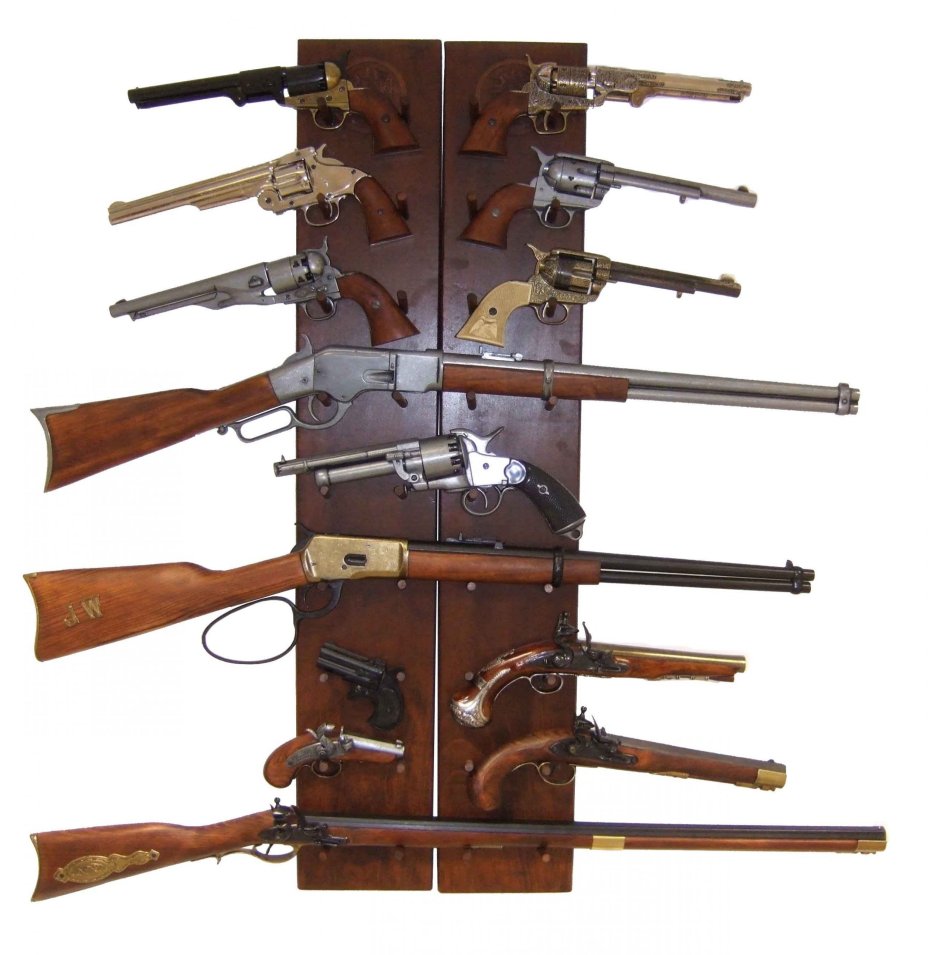 Стенд настенный для ружей, на 12 единиц, de-9990