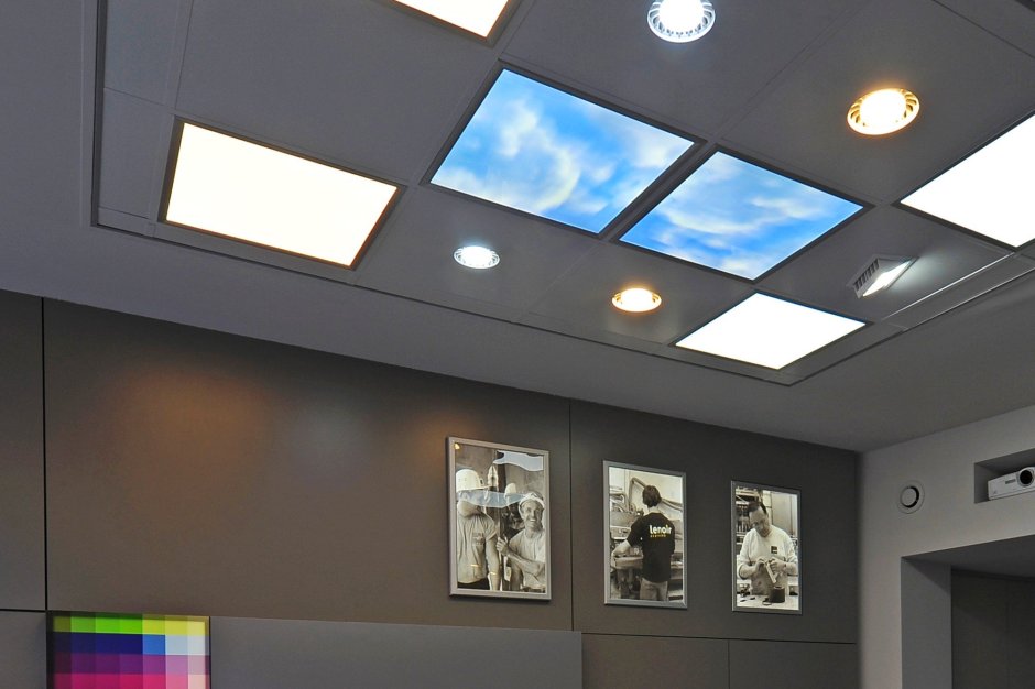 Led панели в интерьере