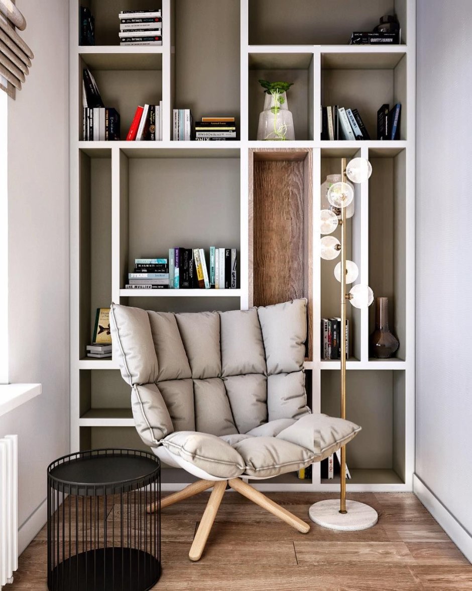 Уголок для чтения в интерьере