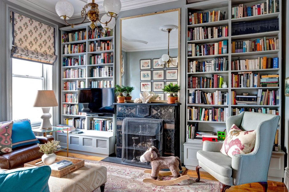 Уголок для чтения в гостиной