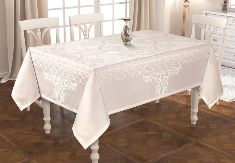 Скатерть умягченный лен
