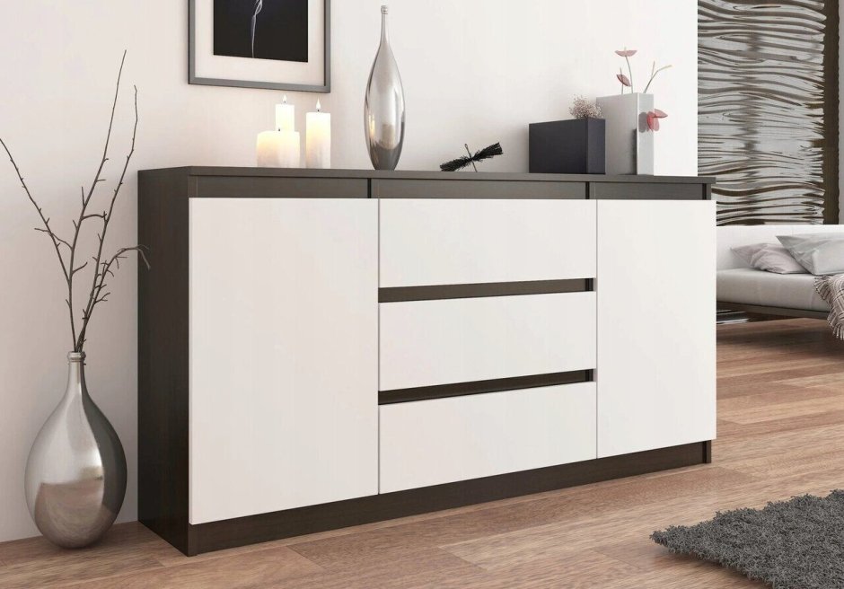 Длинный узкий комод в прихожую