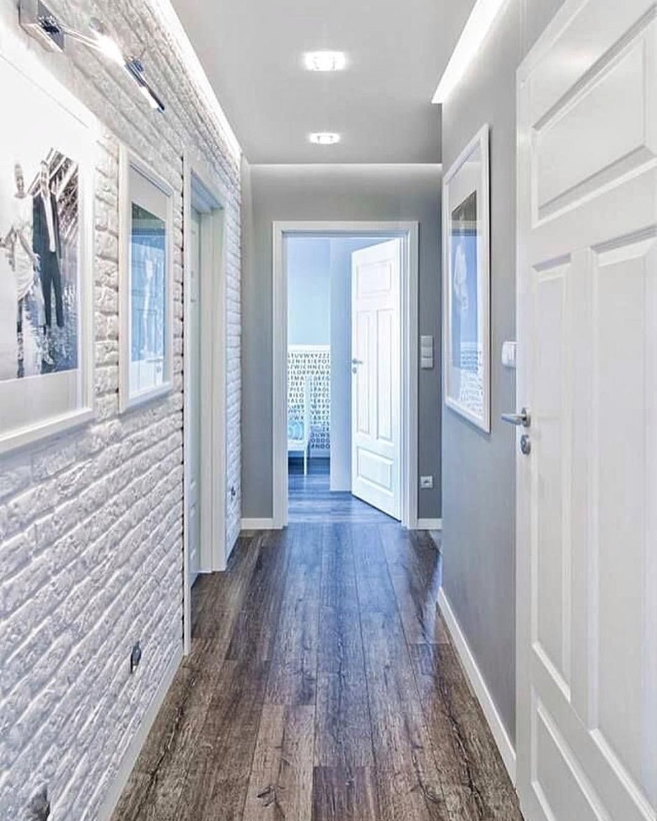 Интерьер прихожей лофт