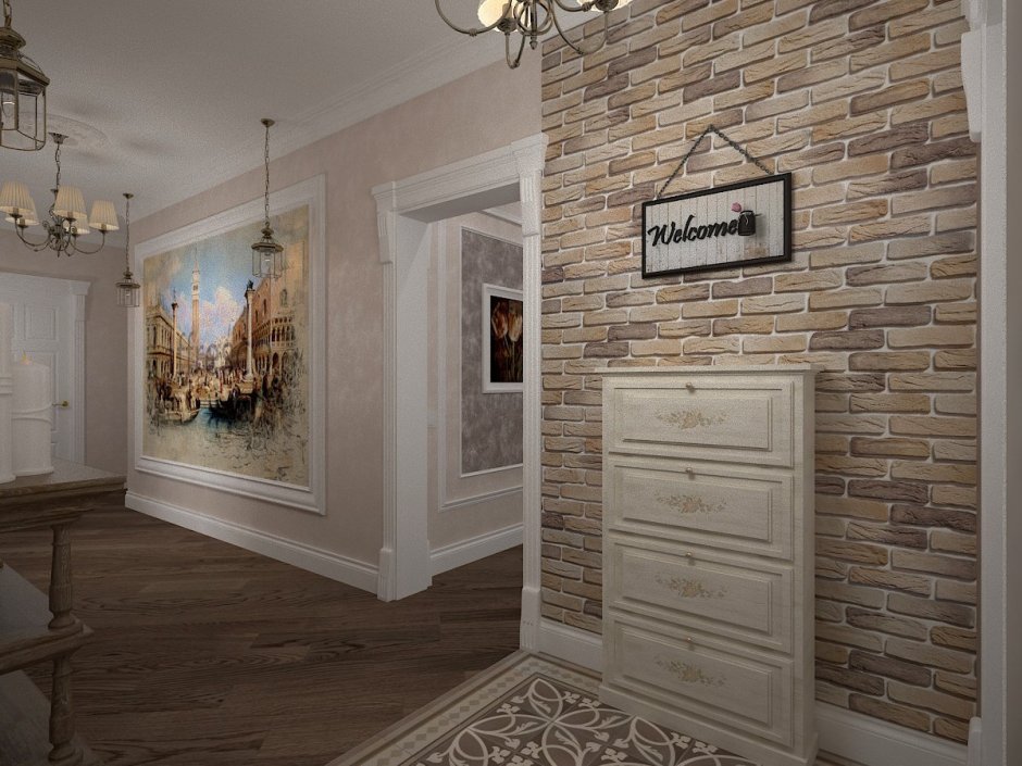 Декоративный кирпич в приходке