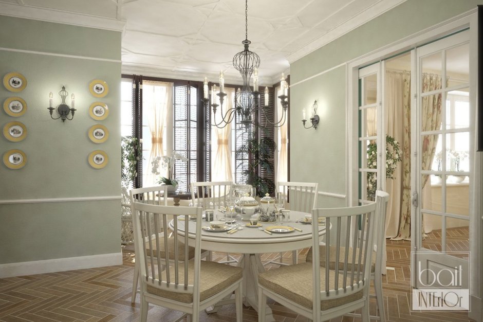 Кухня столовая в стиле Прованс