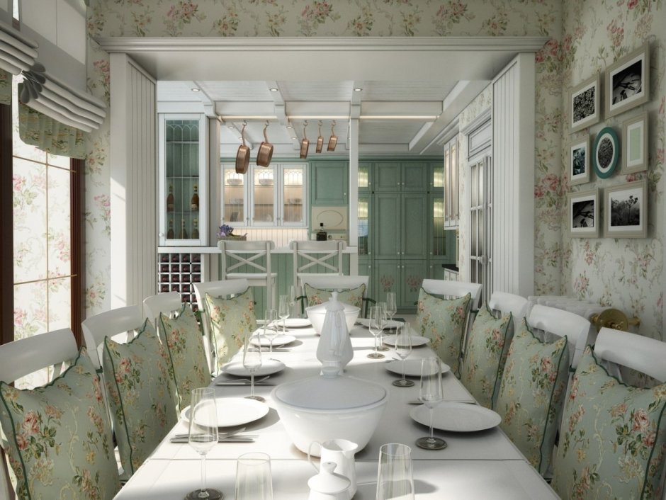 Столовая в стиле Прованс