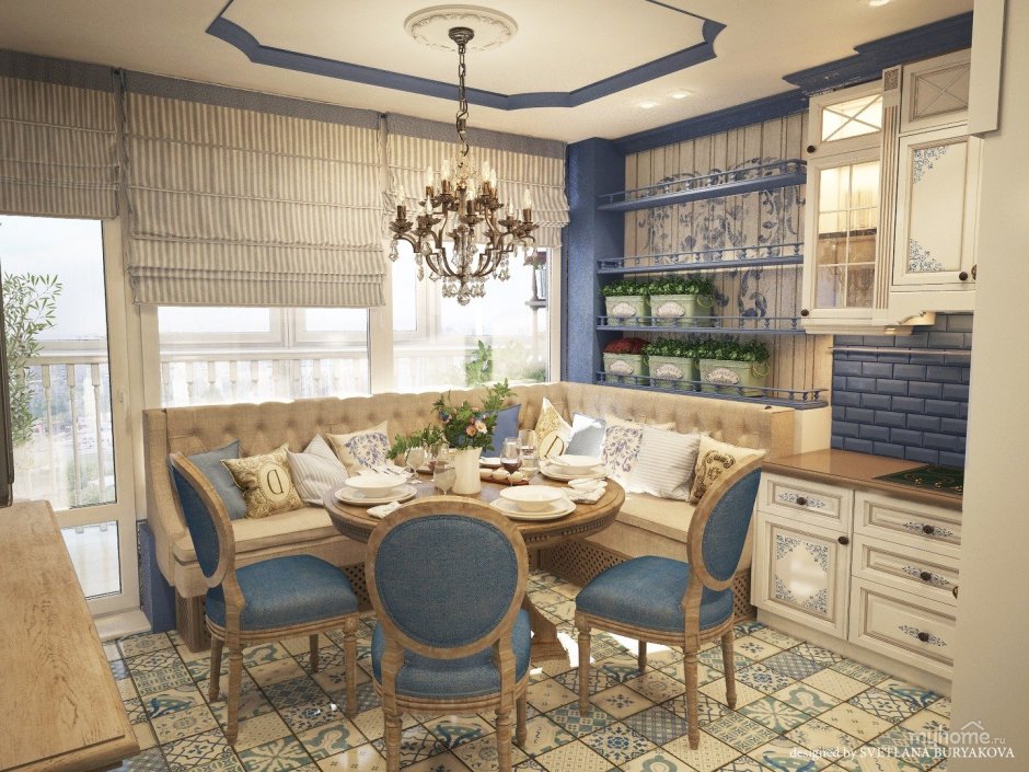 Столовая в стиле Прованс