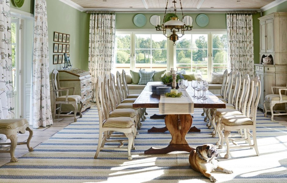 Кухня столовая в стиле Прованс