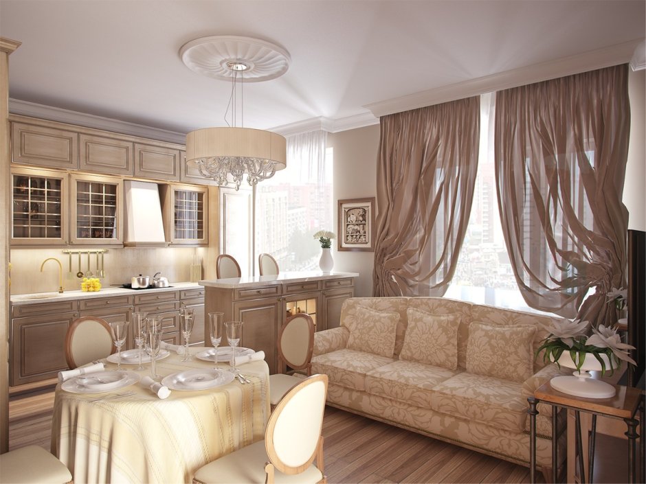 Люстра на кухню в стиле Прованс