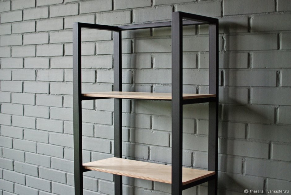 Стеллаж икеа черный металлический