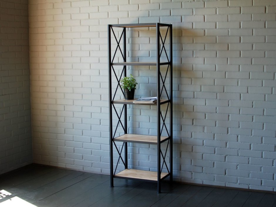 Стеллаж в стиле лофт икеа