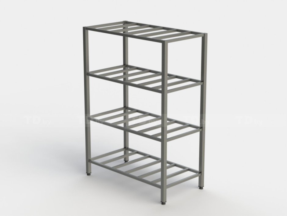 Стеллаж производственный Assum-Standart СТПЭ-12/6 1200х600х1800