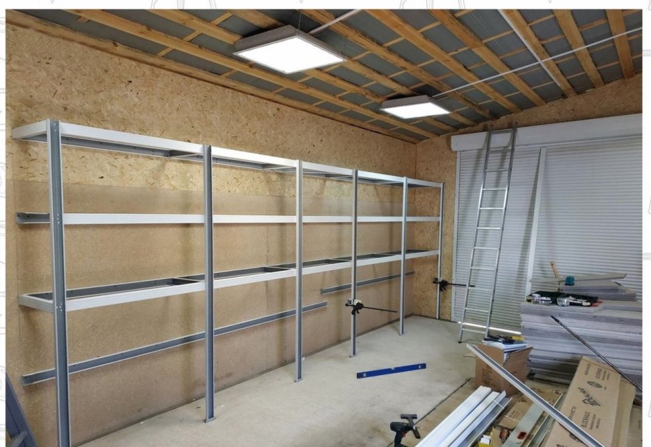 Стеллаж из профиля для гипсокартона