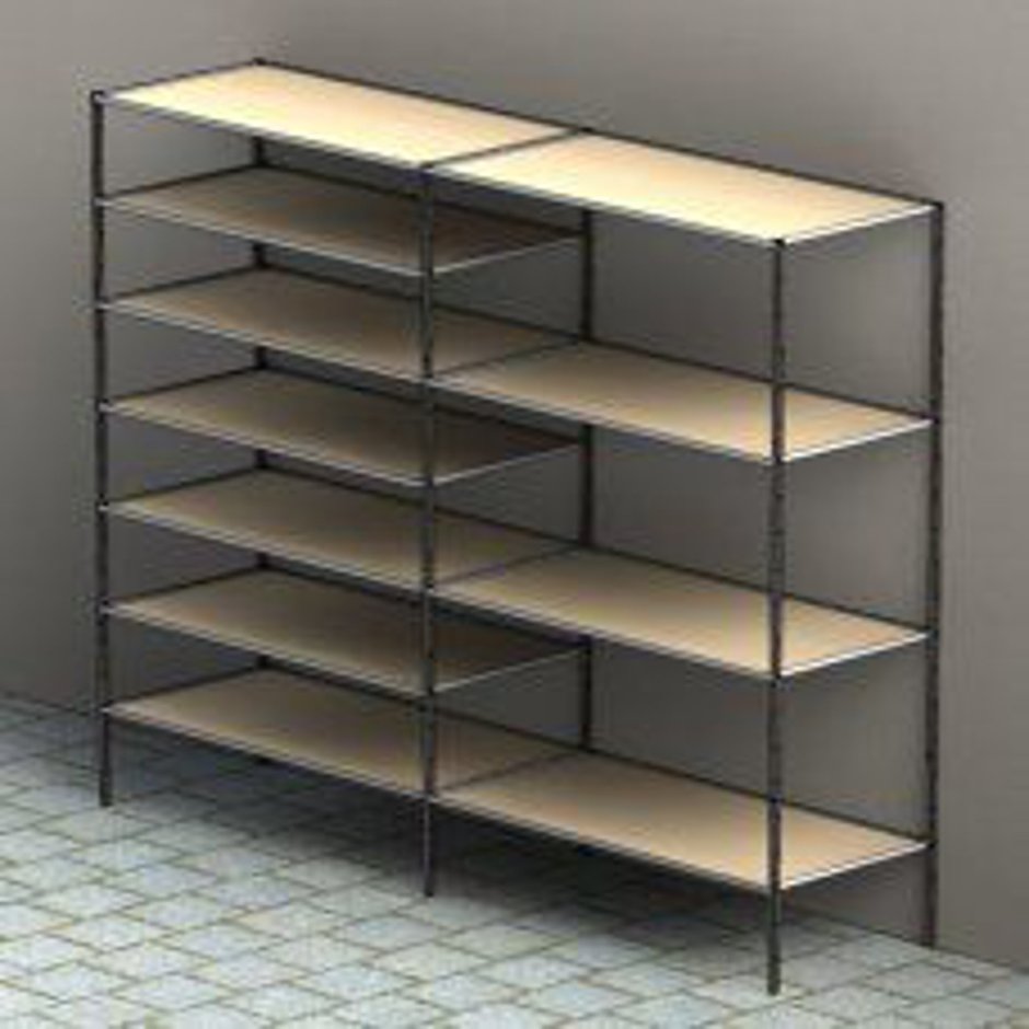 Стеллаж металлический из профильной трубы