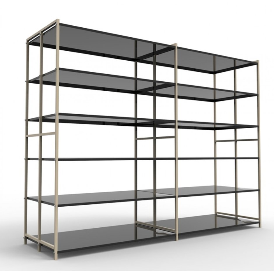 Стеллаж металлический 650 х1500 из квадратной трубы чертеж