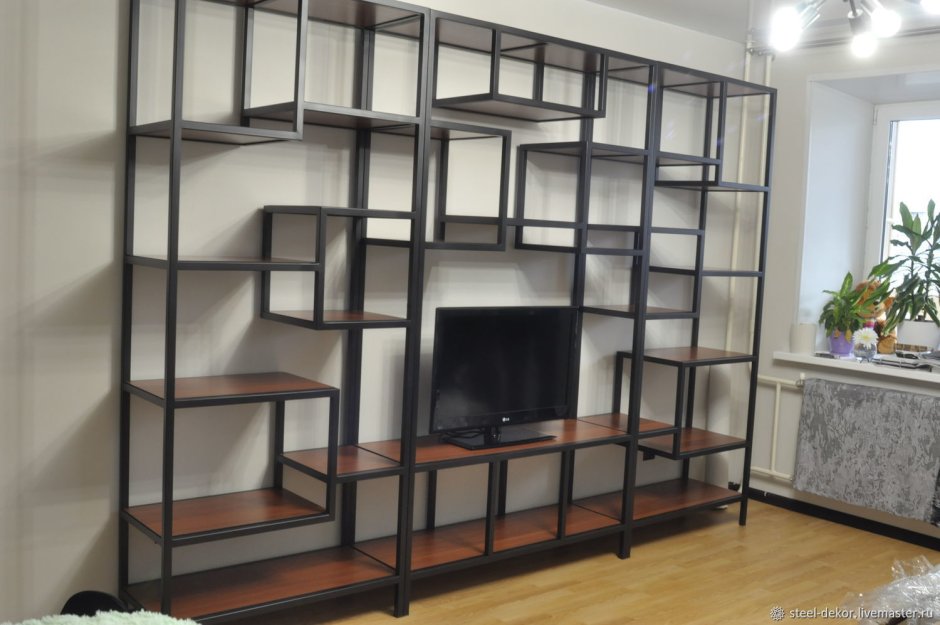 Стеллаж декоративный