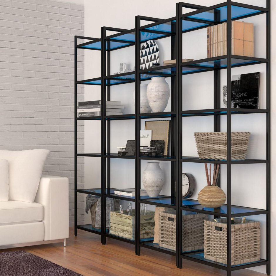 Металлический стеллаж гардероб