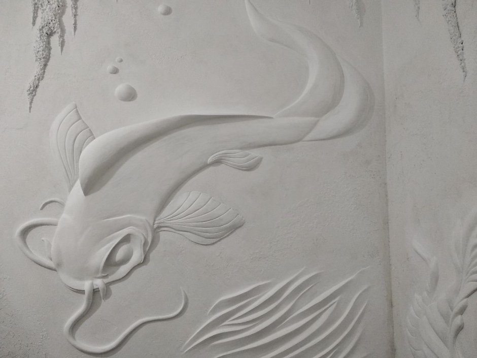 Панно из гипса