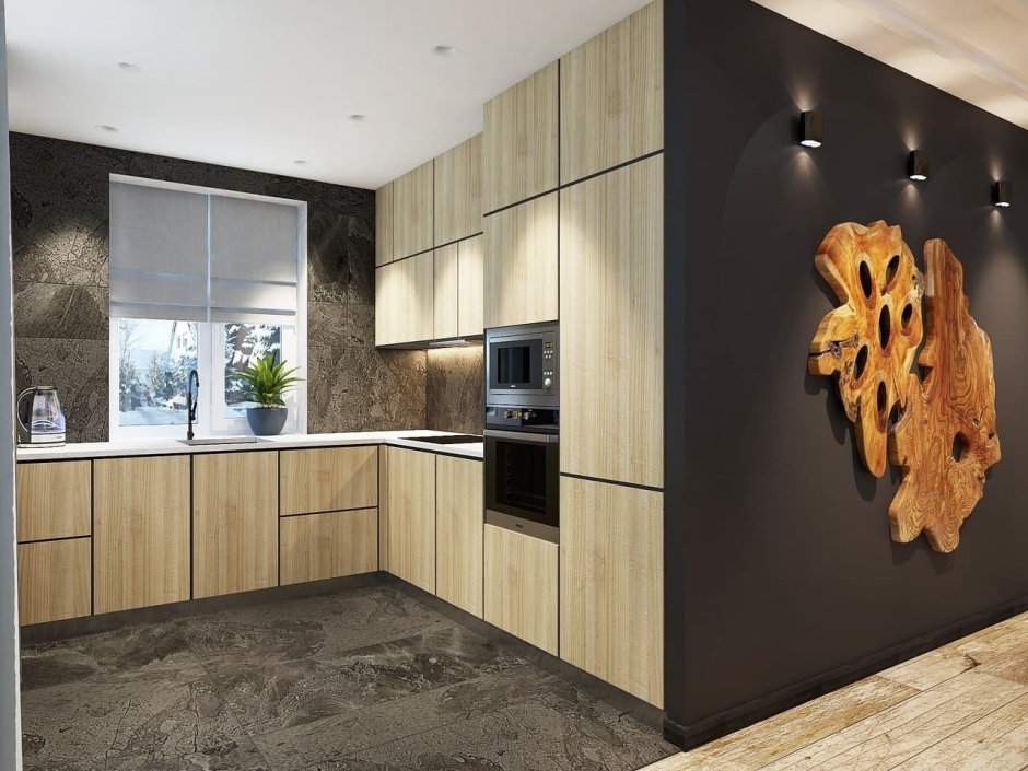 Кухонный гарнитур экостиль