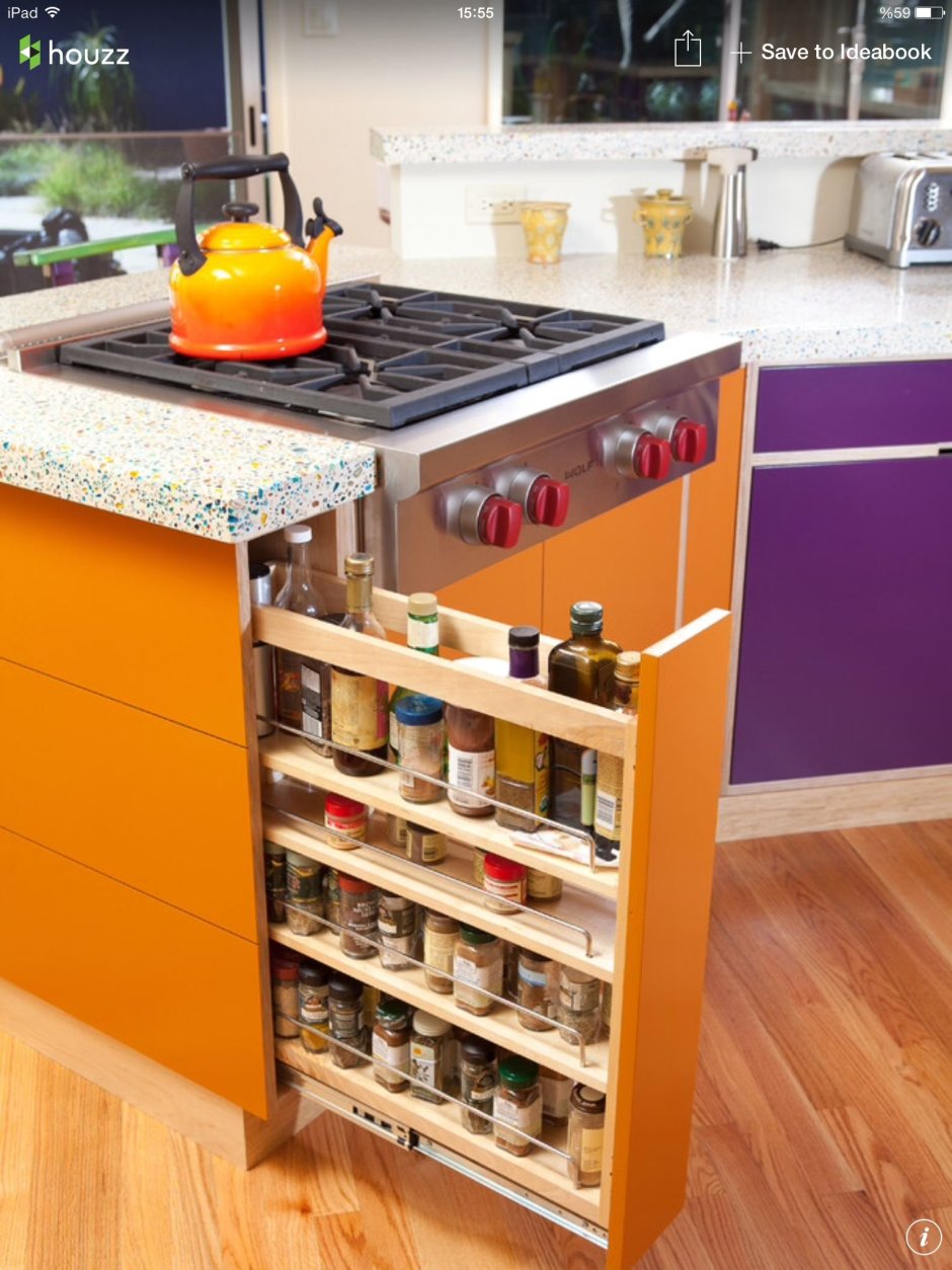 Удобные шкафы для кухни