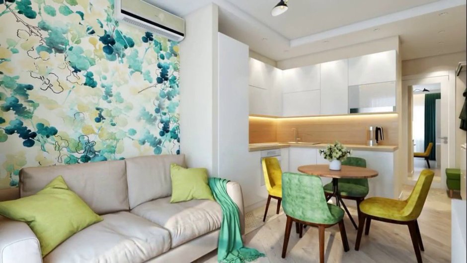 Комната студия 22 кв.м