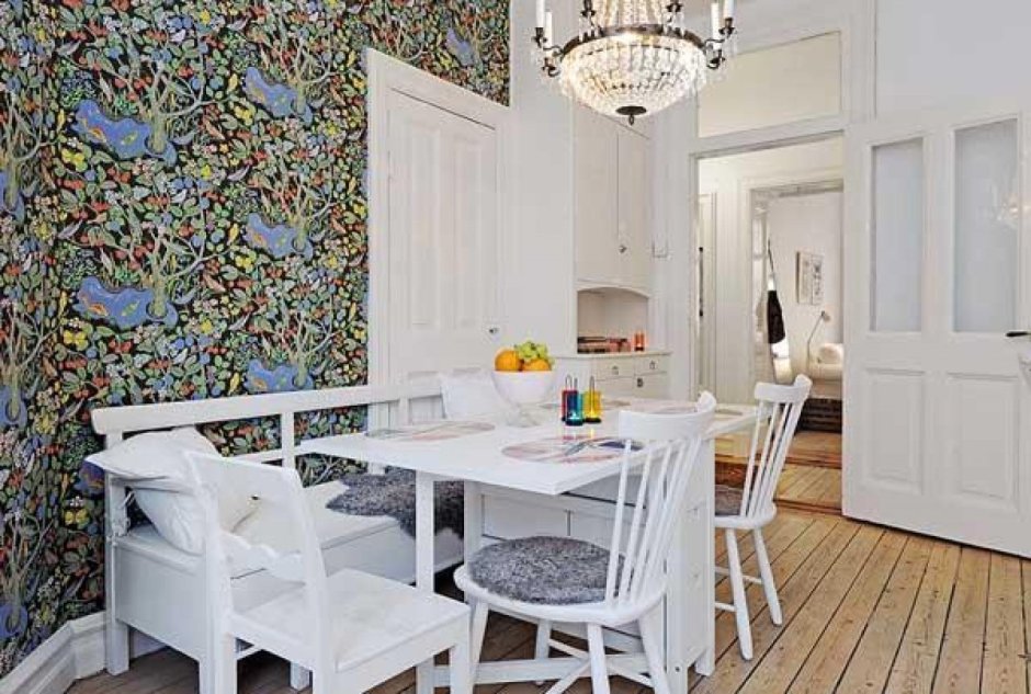 Тематические обои на кухню