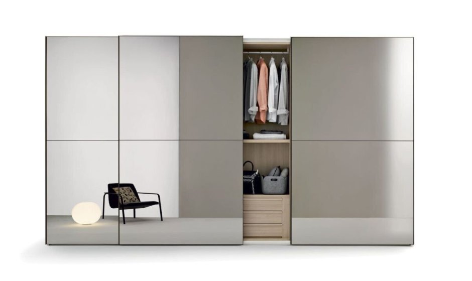 Беспрофильная система для шкафа купе