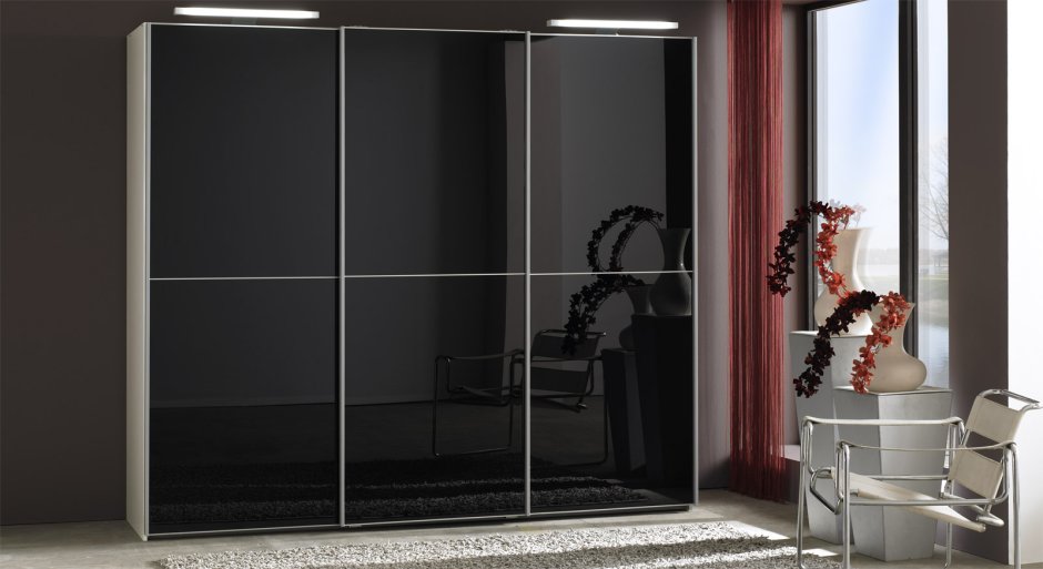 Шкаф купе со стеклянными дверями