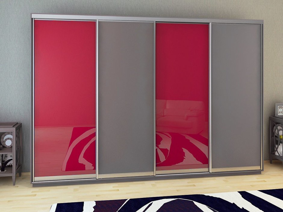 Шкаф купе пластиковый фасад