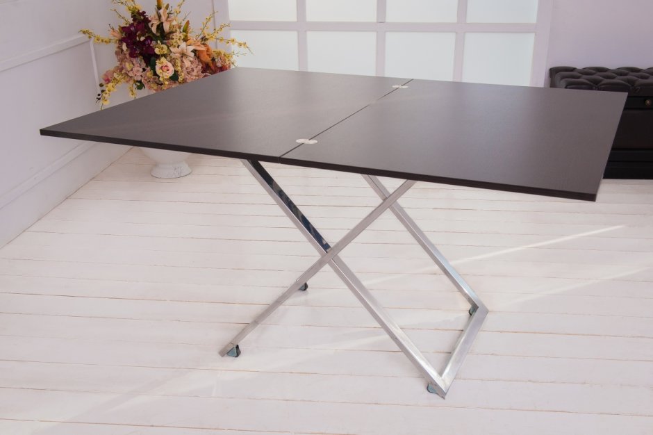 Столик (Adjustable Table e127 Black) 66x56x10