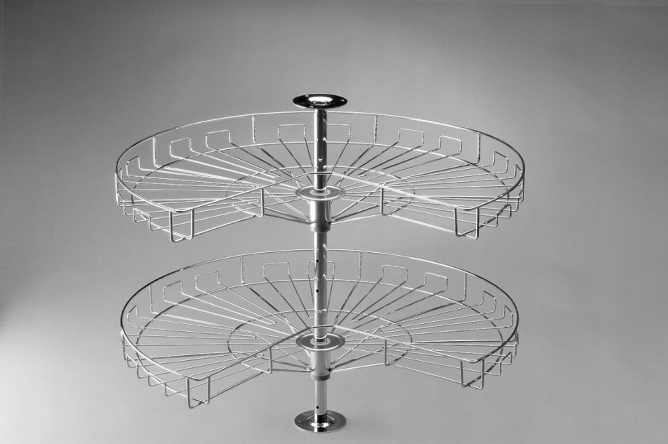 Карусель поворотная 3/4,d-690мм хром с крепеж.компл.we08.0107.01.001