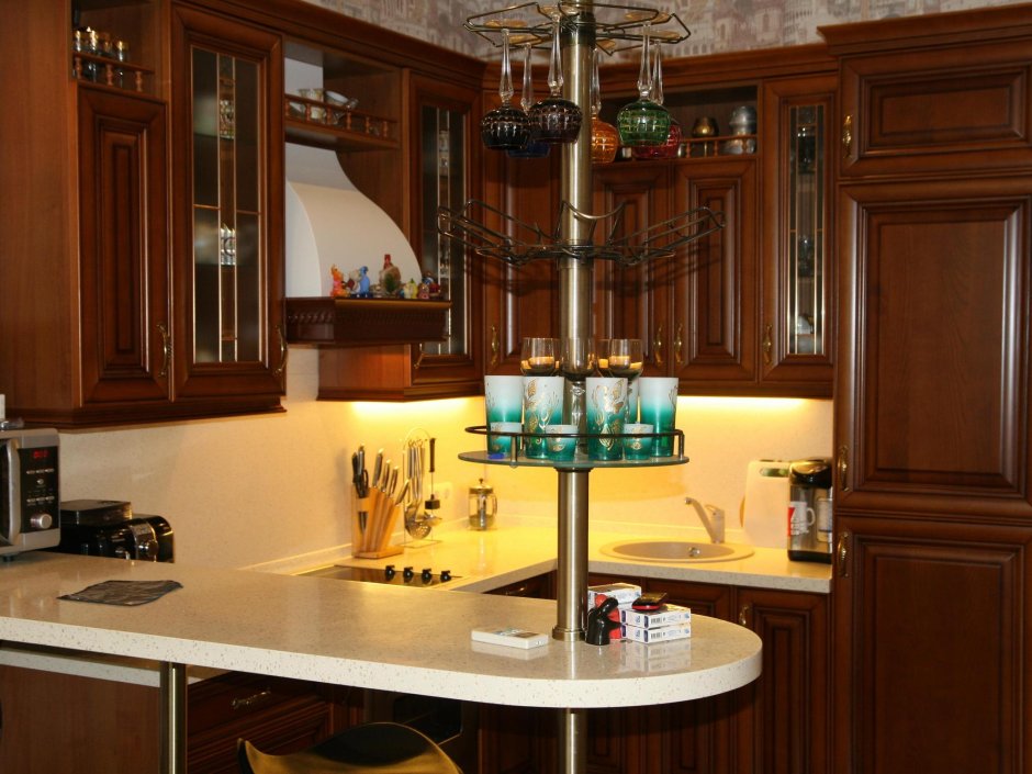 Барная стойка с трубой