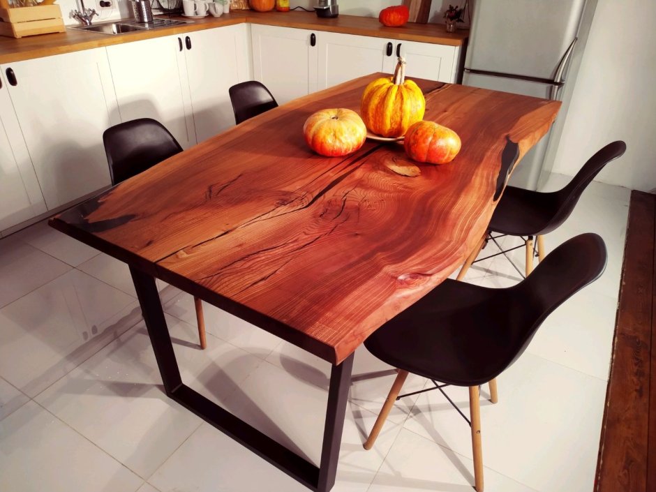 Дизайнерская столешница из дерева