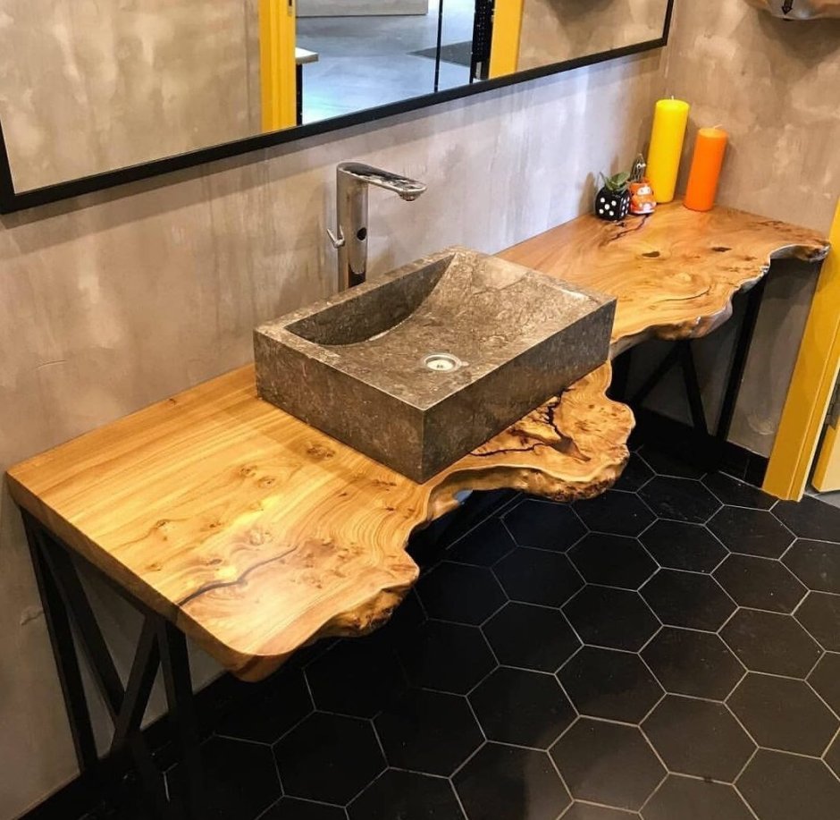 Стол лофт слэб