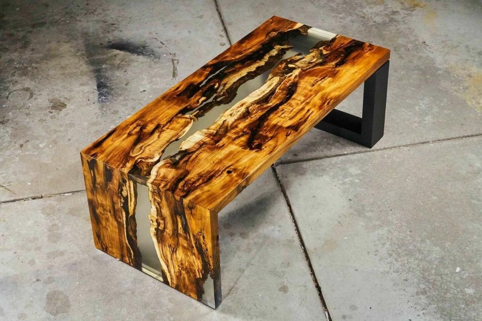 Epoxy Resin River Table. Мебель