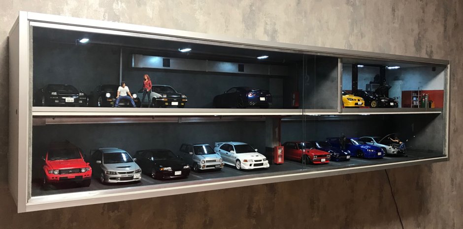 Диорама парковка 1 18