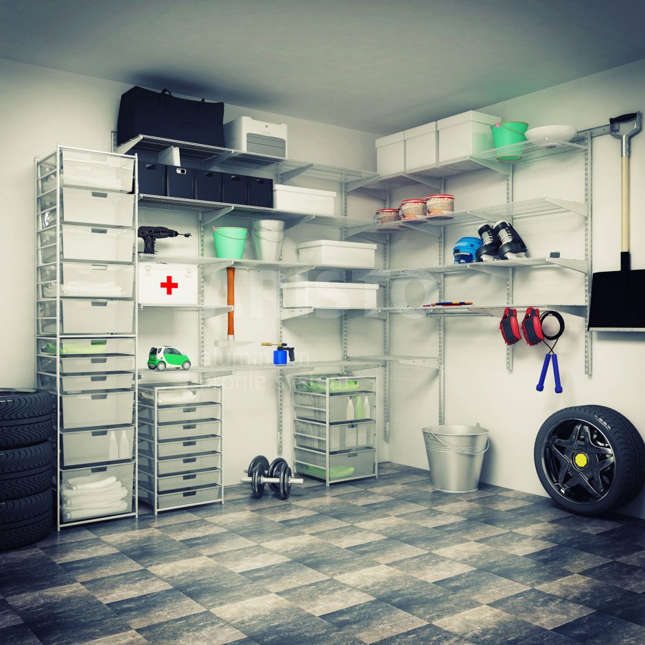 Стеллаж в гараж