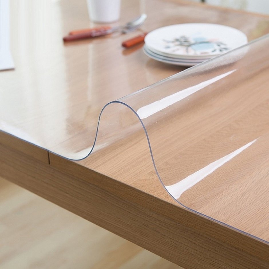 Прозрачная скатерть "мягкое стекло 3в1"