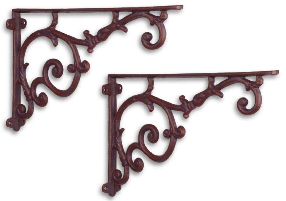 Чугунный кронштейн для полки