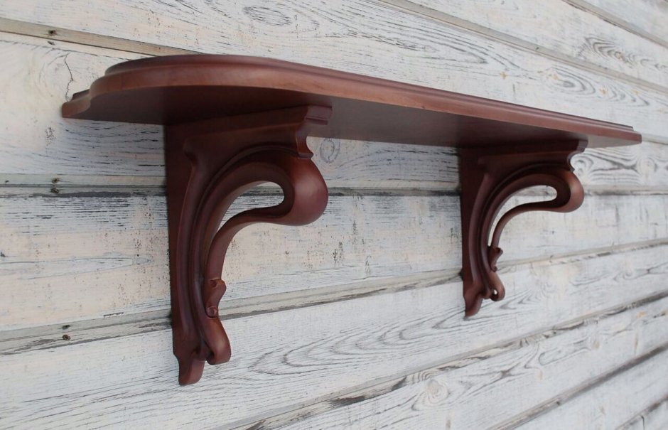 Деревянные консоли для полок