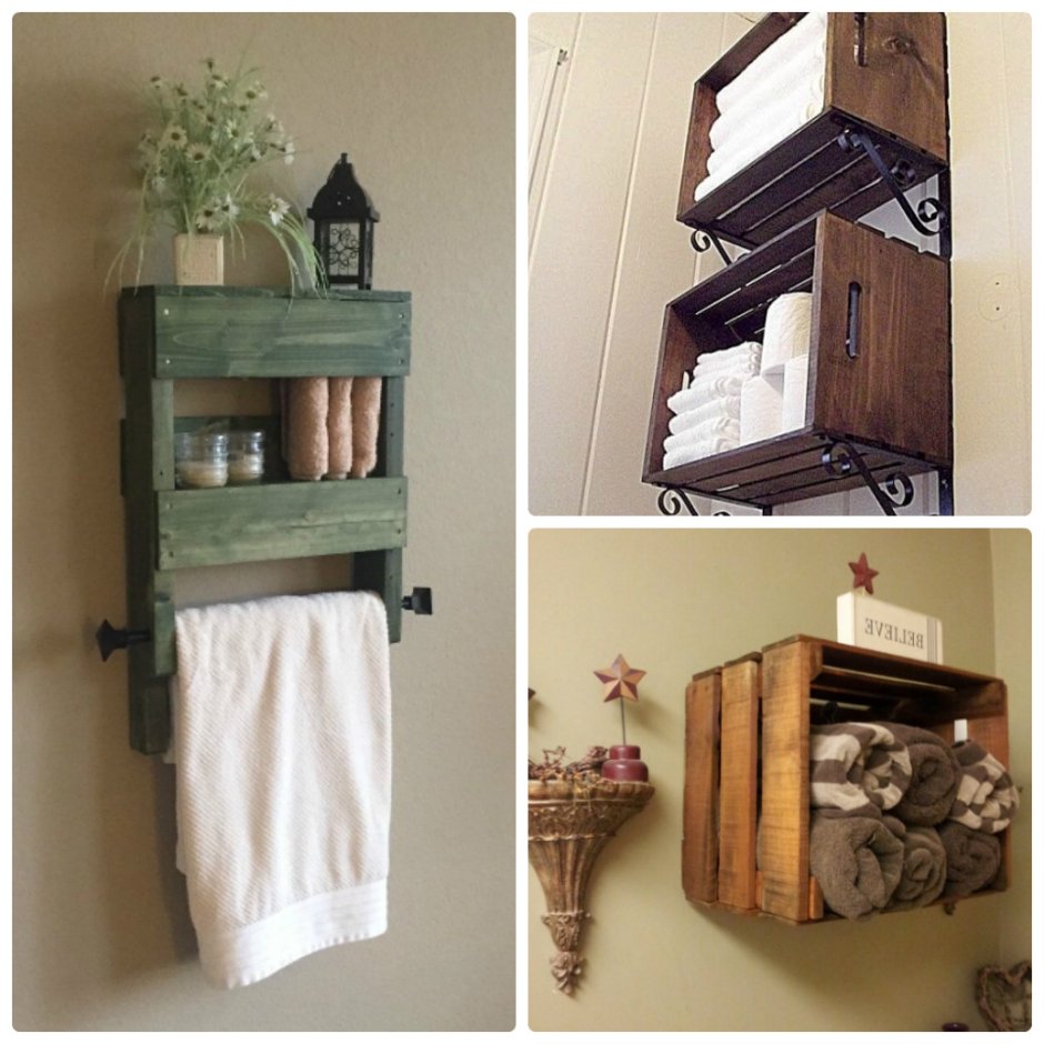 Ящик для полотенец в ванную