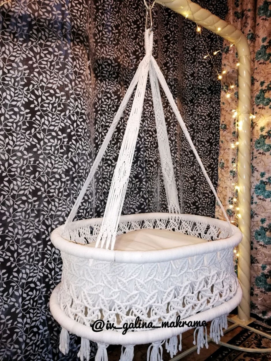 Колыбель зыбка макраме
