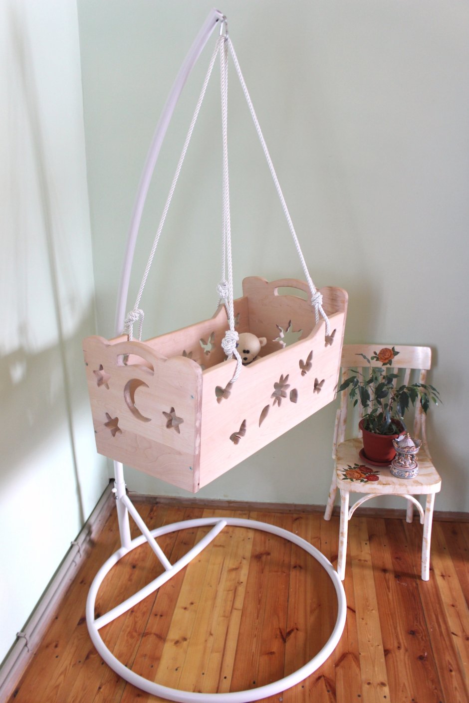 Подвесной гамак-колыбель для новорожденных