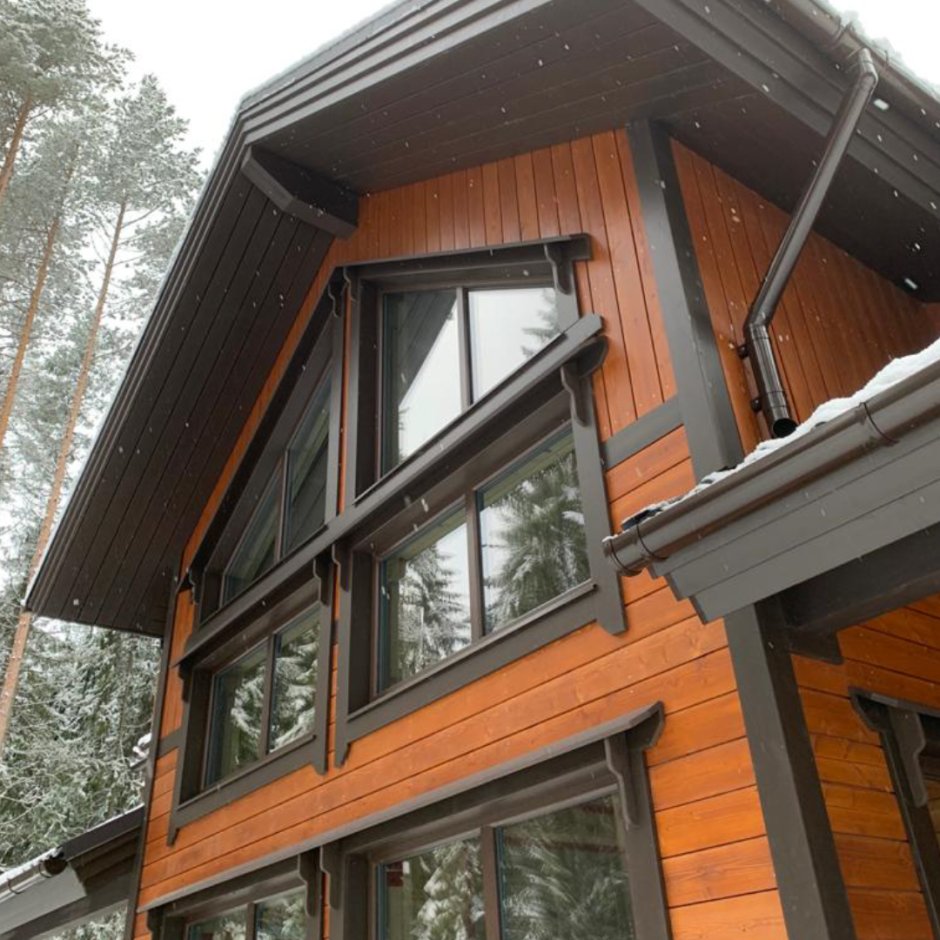 Обшивка дома в скандинавском стиле