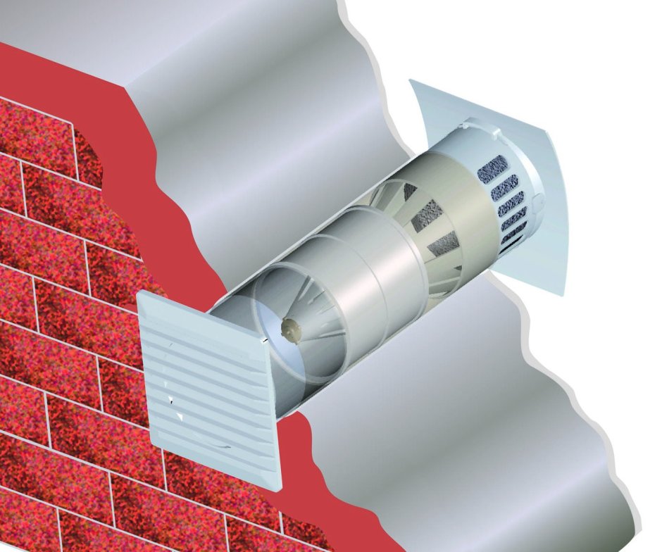 Клапан вентиляционный (рекуператор) приточный era d125 мм