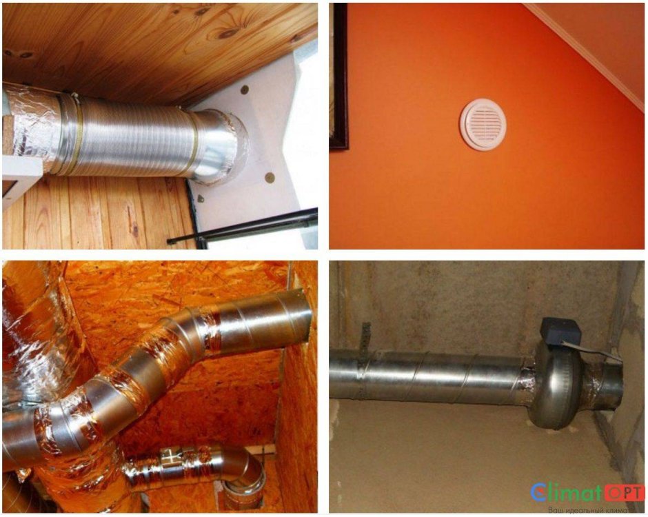 Приточно-вытяжная естественная система вентиляции